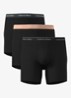 Boxershorts met logoband in 3-pack - Beige