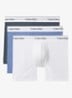 Boxershorts met logoband in 3-pack - Wit