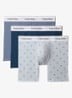 Boxershorts met logoband in 3-pack - Beige
