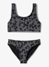 Bralette met logo en slip in set - Black Floral Aop-0GK / Zwart