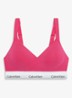 Bralette met logoband - Donkerroze