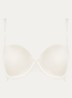 Flirty voorgevormde balconette bh met kant - Wit
