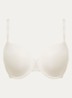 Flirty voorgevormde balconette bh met kant - Gebroken wit