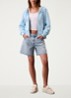 Hoodie met logo - Lichtblauw