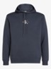 Hoodie met logoborduring - Indigo