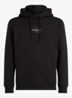 Hoodie met logoborduring - Zwart