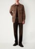 Jack van corduroy met klepzakken - Bruin