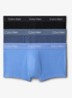 Low Rise Trunk boxershorts 3-pack - Blauw