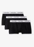 Modern boxer met logoband in 3-pack - Zwart
