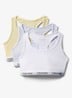 Modern bralette met logoband - Multicolor