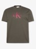 Mono T-shirt met logo - Staalblauw