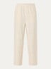 Pyjamabroek met ruitdessin - Creme