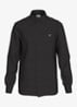 Regular fit overhemd in linnenblend - Black-Ub1 /  Zwart