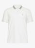 Regular fit polo met logoborduring - Wit