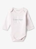 Romper met logoprint - Lichtroze