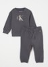 Set van sweater en joggingbroek 2-delig - Donkergrijs