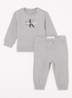 Set van sweater en joggingbroek 2-delig - Grijs