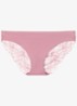 Slip met details van kant - Lichtroze