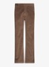 Straight fit chino van corduroy  - Bruin