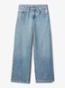 Straight fit jeans met lichte wassing - Indigo