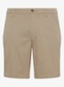 Straight fit korte broek met steekzakken - Khaki