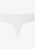String met details van kant - Wit
