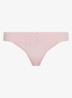 String met kant - Roze