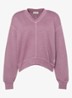 Sweater met logoborduring - Oudroze
