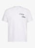 T-shirt met logo- en backprint - Bright White-Yaf /  Wit