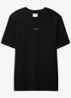 T-shirt met logo en ronde hals - Zwart
