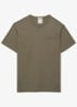 T-shirt met logo - Olijfgroen