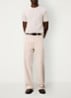 T-shirt met logo - Creme