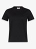 T-shirt met logoborduring - Zwart
