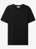 T-shirt met logoborduring - Zwart