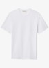 T-shirt met logoborduring - Wit