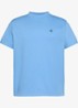 T-shirt met logoborduring - Blue Descent-C32 / Lichtblauw