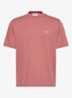 T-shirt met logoborduring - Light Mahogany / Lichtbruin