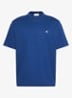 T-shirt met logoborduring - Estate Blue-5MA / Blauw