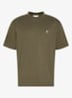 T-shirt met logoborduring - Olive Night-LI1 / Groen