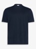 T-shirt met ronde hals - Donkerblauw