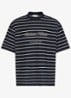 T-shirt van katoen - Donkerblauw