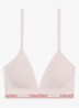 Voorgevormde bralette met logoband - Roze