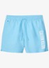 Zwemshorts met logo en trekkoord - Blauw