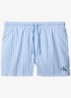 Zwemshorts met logo en trekkoord - Blauw