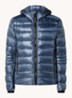 Crofton gewatteerd jack met capuchon en donsvulling - Middenblauw