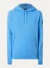 Fijngebreide trui van wol met capuchon - Blauw