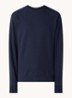 Huron sweater met logo  - Blauw