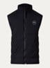 Lodge gewatteerde bodywarmer met ritszakken - Zwart
