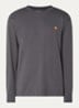 American Script long sleeve met logo - Antraciet