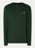 American Script long sleeve met logo - Zwart